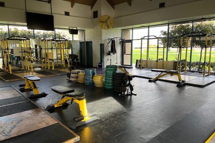 Side View of the Student Athlete Weight Room